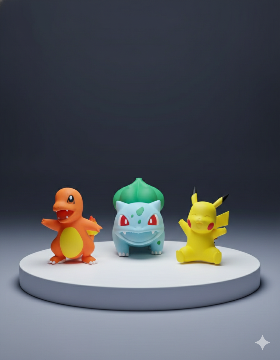 Pokemon Starters | Thingiverse